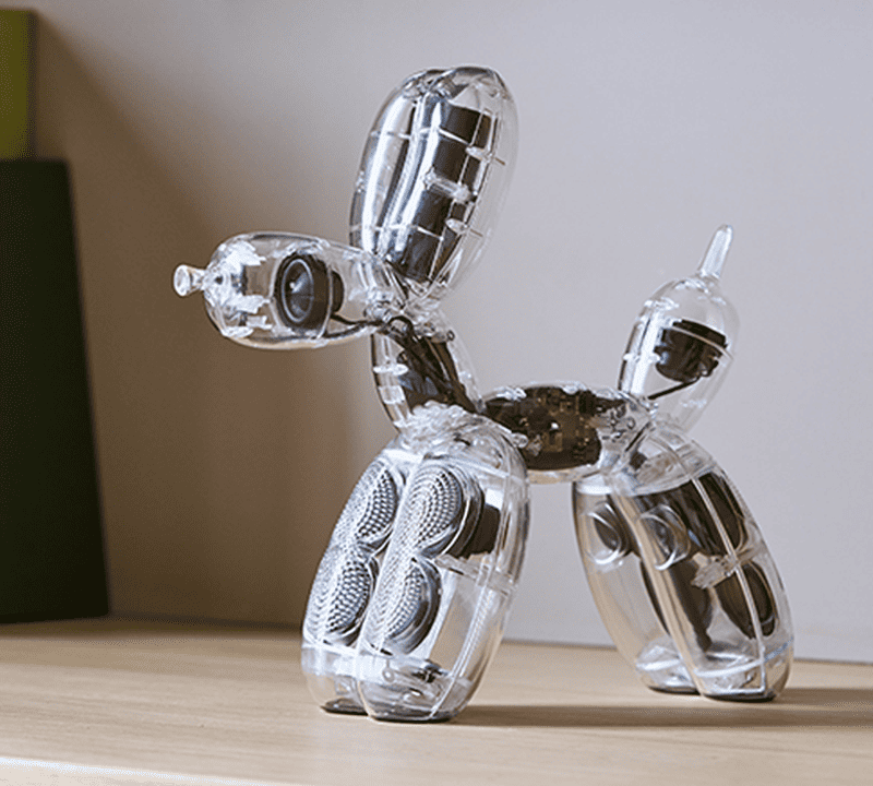 融合 LEXON 的設計美學與音訊工藝,重塑 Jeff Koons 經典為日常可用的藝術品